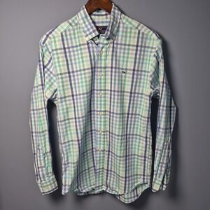 Vineyard‎ Vines Whale Shirt Blue Button Up Small
